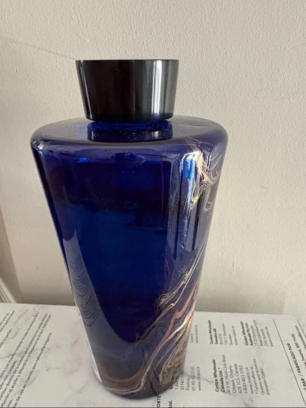 Torc Blue & Gold Marble Reed Diffuser - Picture 7 of 7